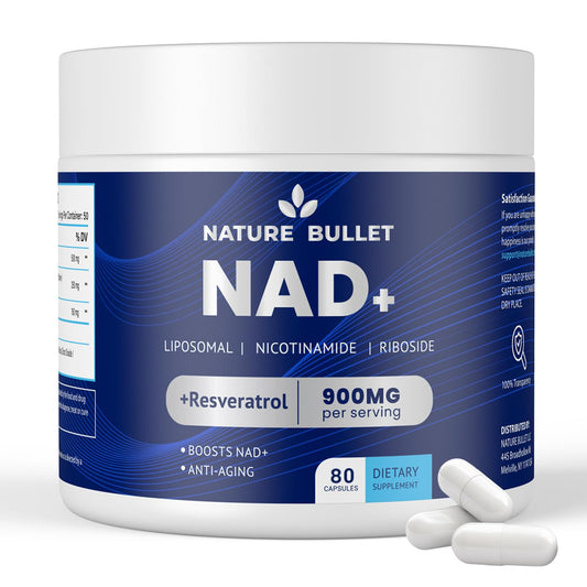 NAD+ liposomal NR with resveratrol – front view