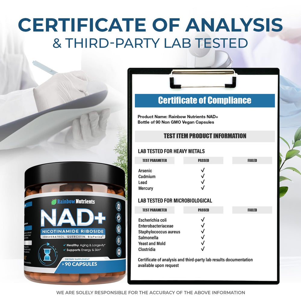 NAD+ supplement supporting brain and skin health