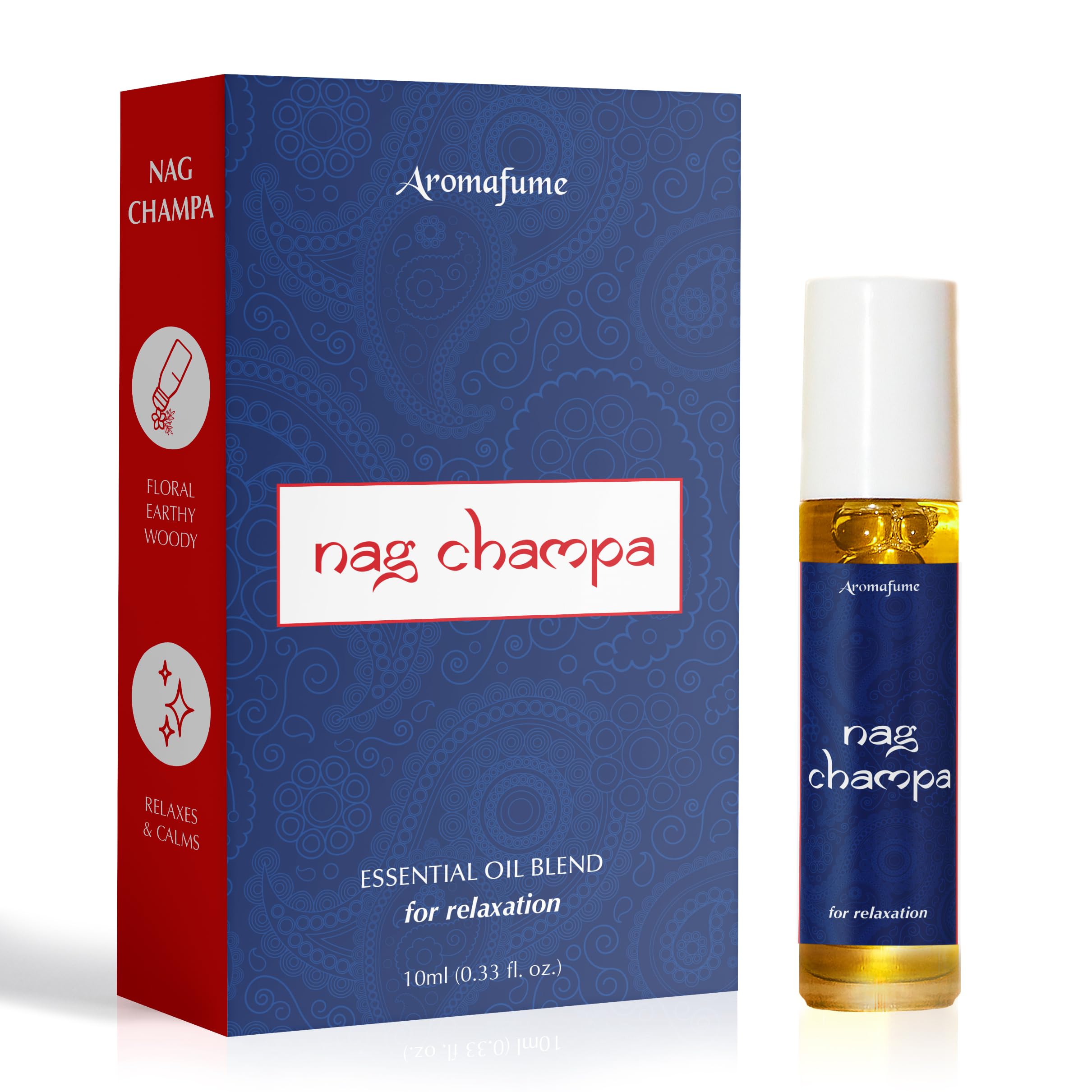 Aromafume Nag Champa essential oil roll-on bottle 10ml