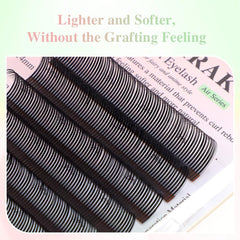NAGARAKU Bouquet lashes natural matte black finish for everyday elegance.