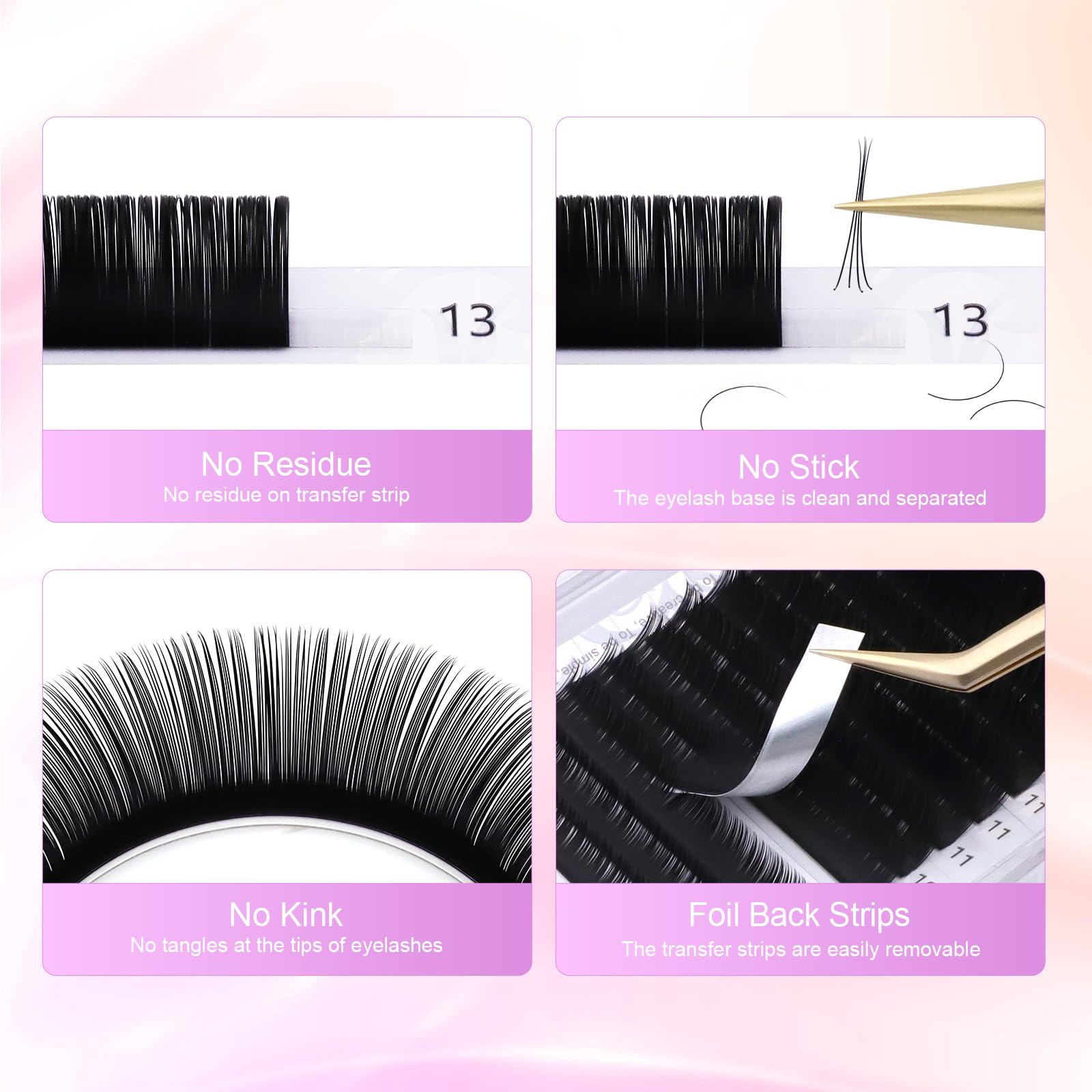 NAGARAKU Classic C curl lashes deliver a soft, eye-opening look.