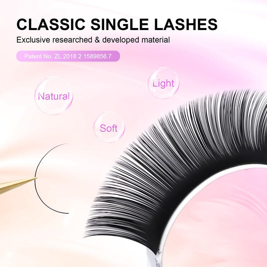 NAGARAKU single eyelashes with soft texture ideal for natural looks