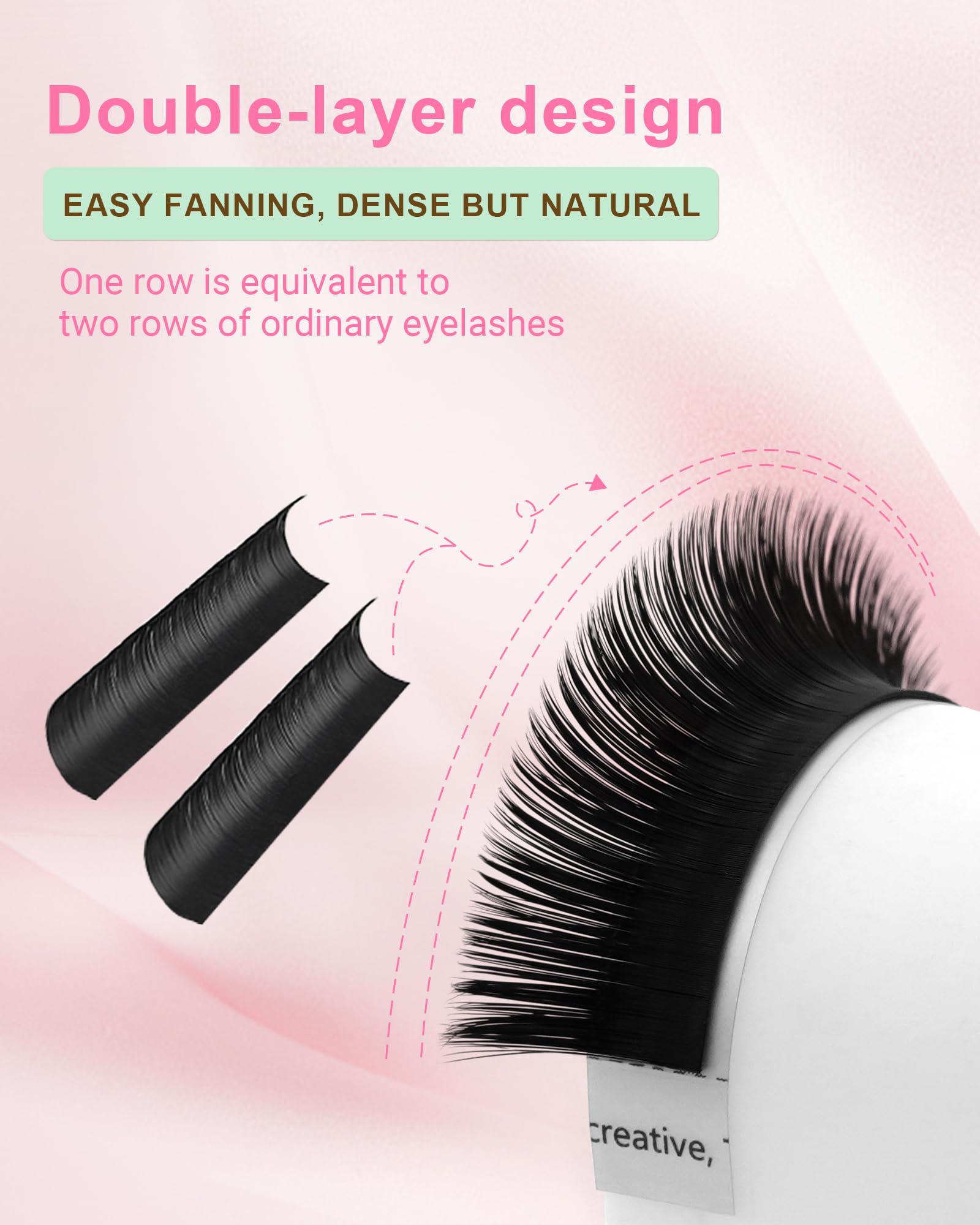 NAGARAKU soft fluffy lashes feel light and comfortable.