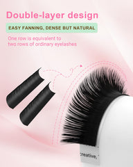 NAGARAKU soft fluffy lashes feel light and comfortable.