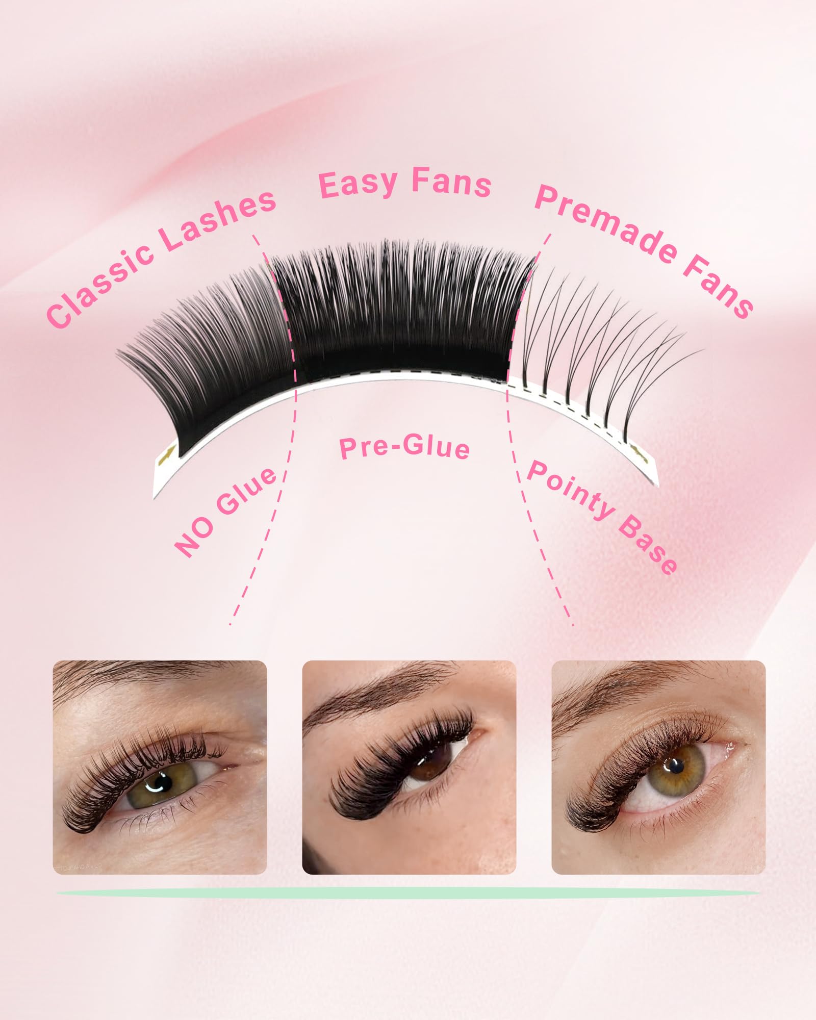 Nagaraku soft weightless faux mink lashes for fluffy volume
