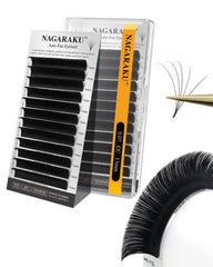 NAGARAKU Easy Fan lashes premade fans for quick 3D volume and beginner-friendly use