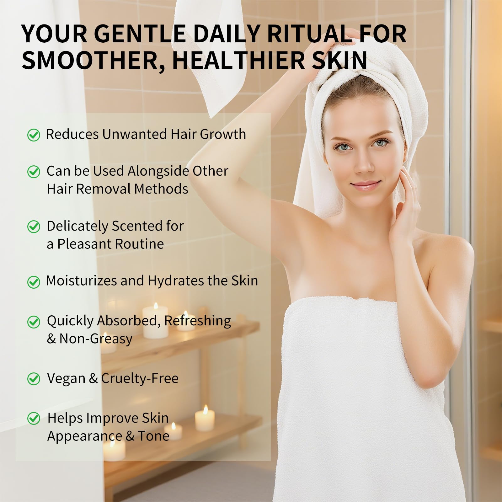 NAIERT Cyperus Rotundus Oil being massaged into skin demonstrates gentle application.