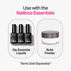 Nailboo protective nail layer strengthens nails while wearing dip powder.