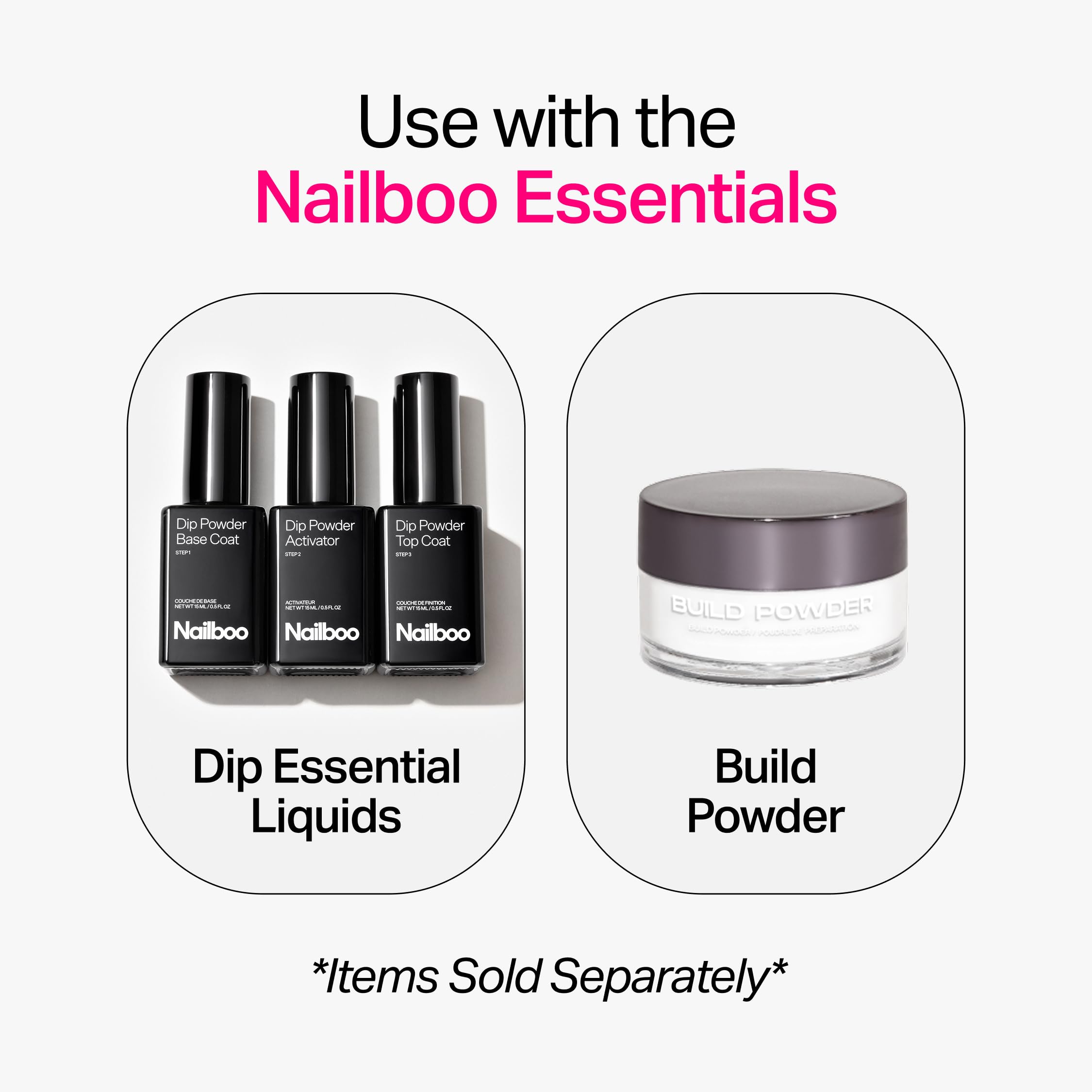 Nailboo salon inspired nails offer glossy durable manicures without a lamp.