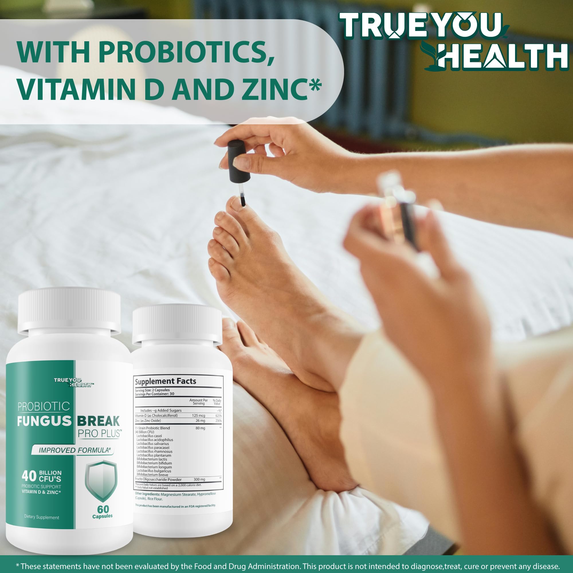 Nails and skin microbiome support ingredients