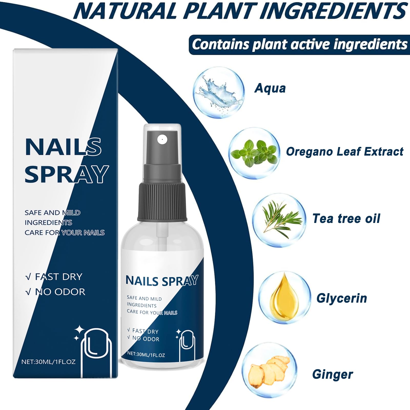 Nails Spray unisex use suits both men and women for everyday nails.