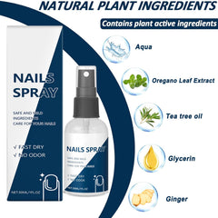 Nails Spray unisex use suits both men and women for everyday nails.
