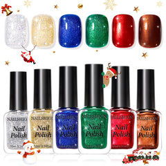Nailshion Christmas nail polish set gift box for festive manicures