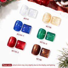 Nailshion red nail polish for bold, quick-dry holiday color