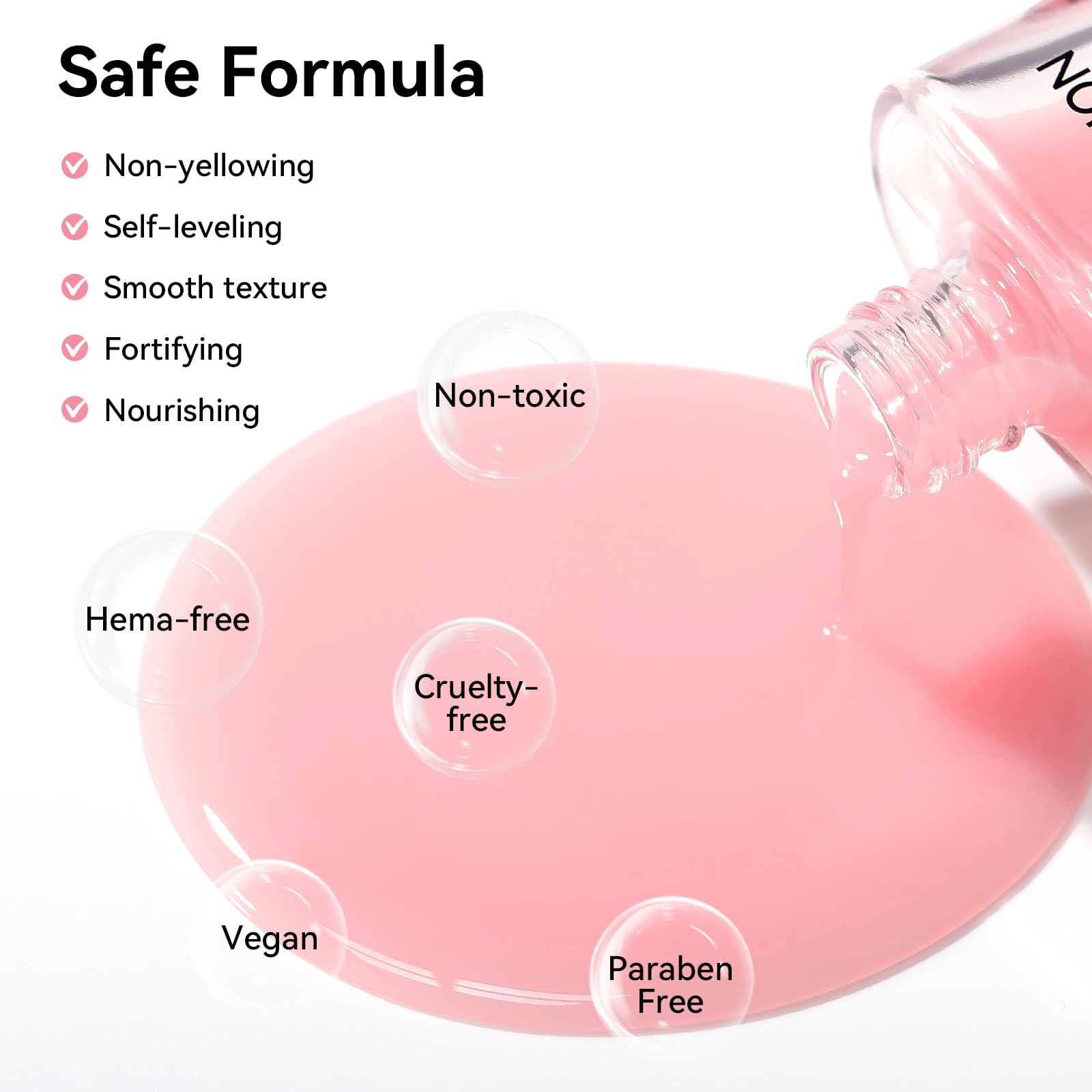 Nailshion vegan formula free from common toxins for a cleaner manicure.
