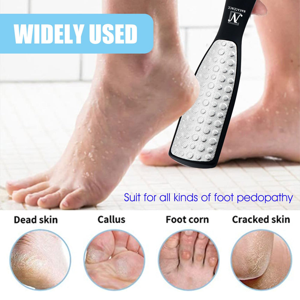 Nakacence foot heel scraper designed for cracked heels and rough skin.