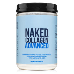 NAKED Collagen Advanced bottle on white background