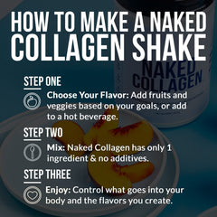 Scoop of collagen powder beside measuring tool in kitchen