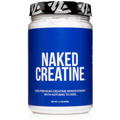 Naked Creatine micronized powder canister in unflavored 500g