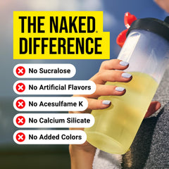 NAKED stick pack dissolving in water for quick absorption