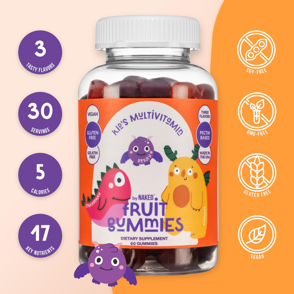Naked Nutrition Kids Vitamin Gummies packaging