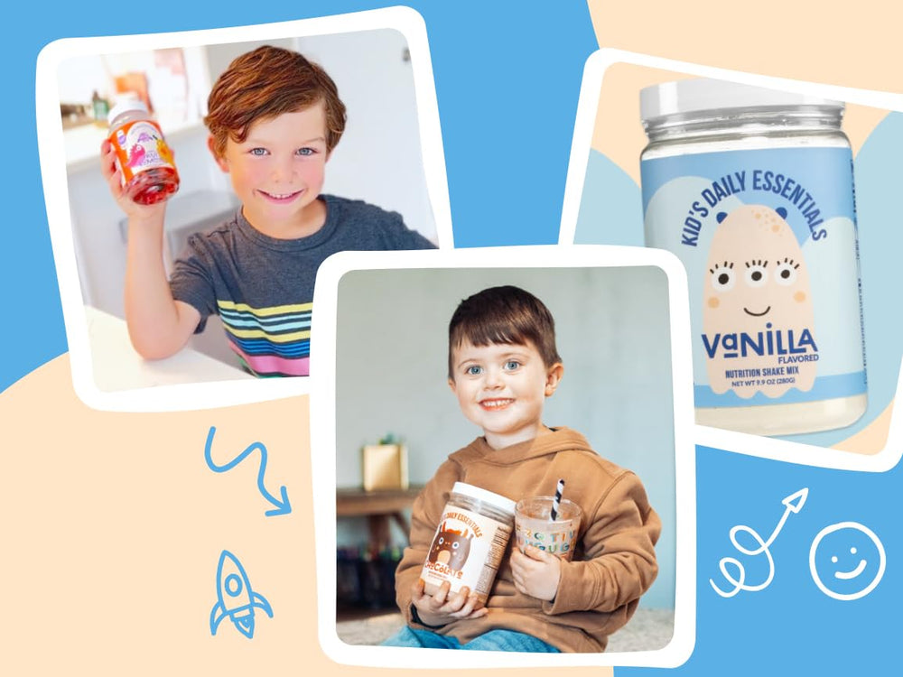 Naked Vanilla Kids Daily Essentials no artificial sweeteners, flavors, colors, or preservatives