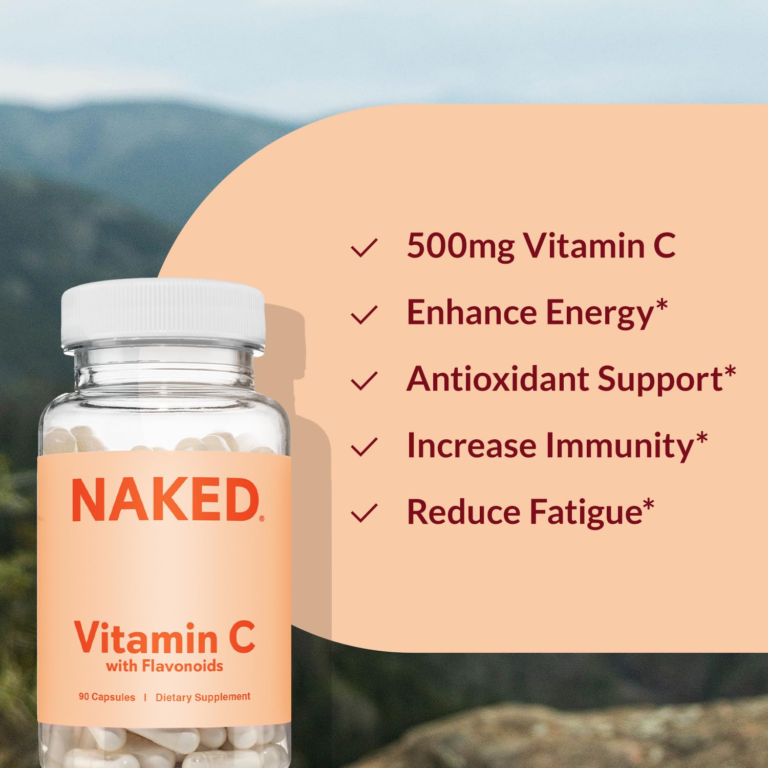 Illustration of Vitamin C supporting collagen formation