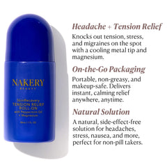 Close-up of ingredients list for Nakery Roll-On