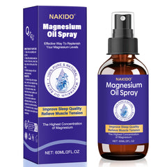 Nakido Magnesium Spray bottle with Dead Sea origin, 2 oz