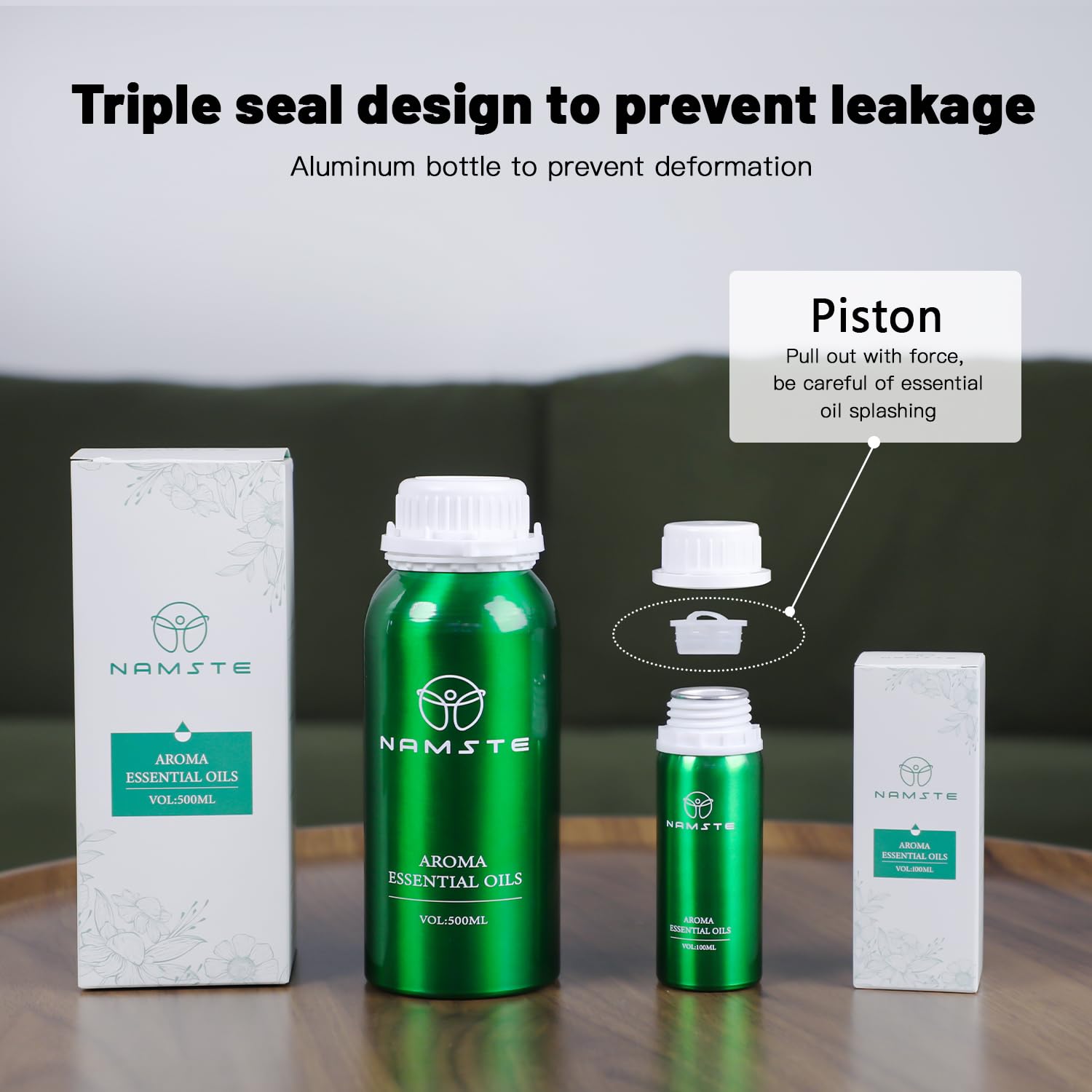 Namste English Pear & Freesia diffusion in a relaxing living room scene.