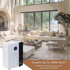 Namste essential oil diffuser with WiFi and Bluetooth control for convenient setup.