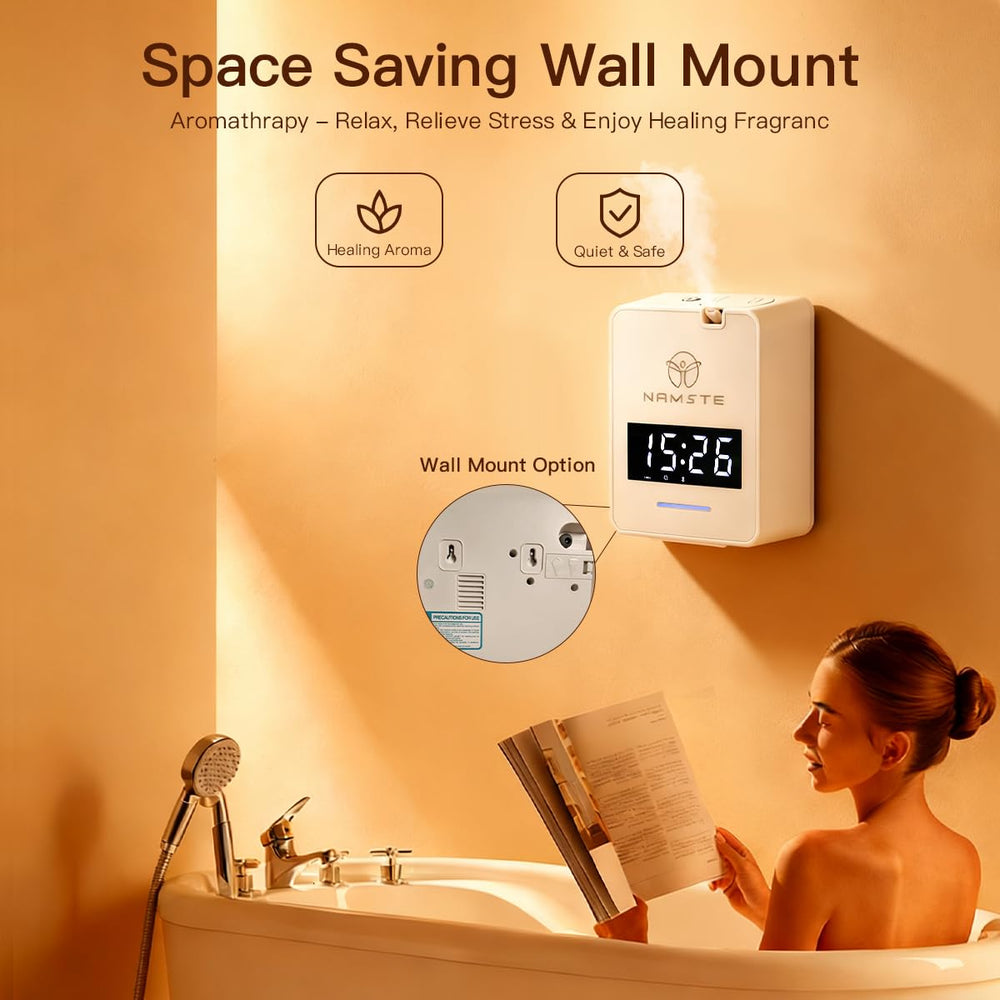 Namste Waterless Diffuser 300ml capacity allows long-lasting fragrance with fewer refills.