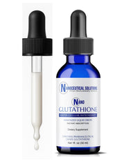 Bottle of Nano Glutathione Drops by Nanoceutical Solutions