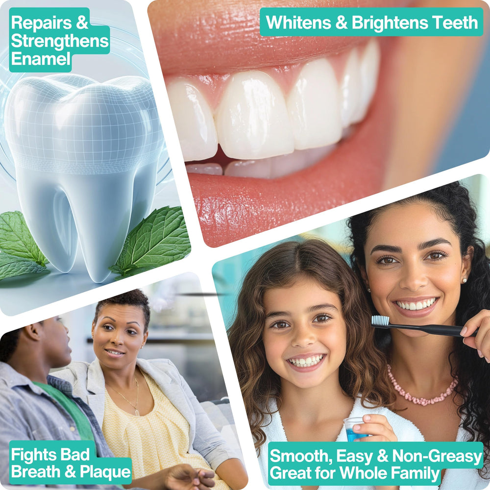 Fluoride-free natural oral care product for daily use