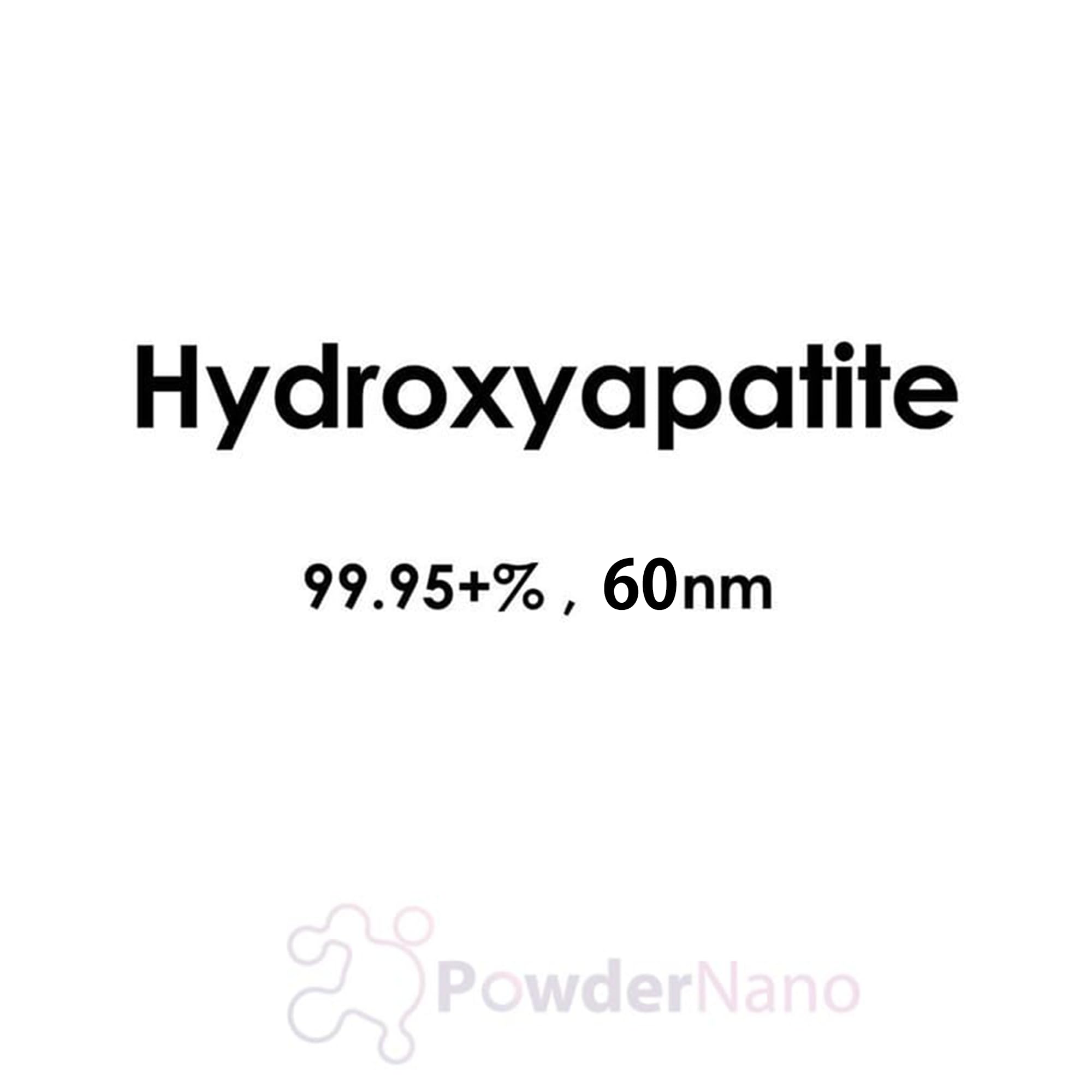 All-natural hydroxyapatite powder for remineralization