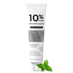 Tube of nano-hydroxyapatite toothpaste with 10% NHA formula