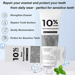 Fluoride-free toothpaste packaging design