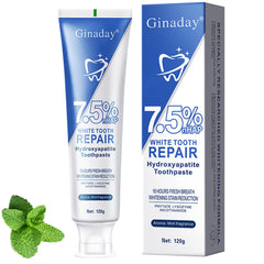 Tube of 7.5% nano hydroxyapatite toothpaste for enamel protection