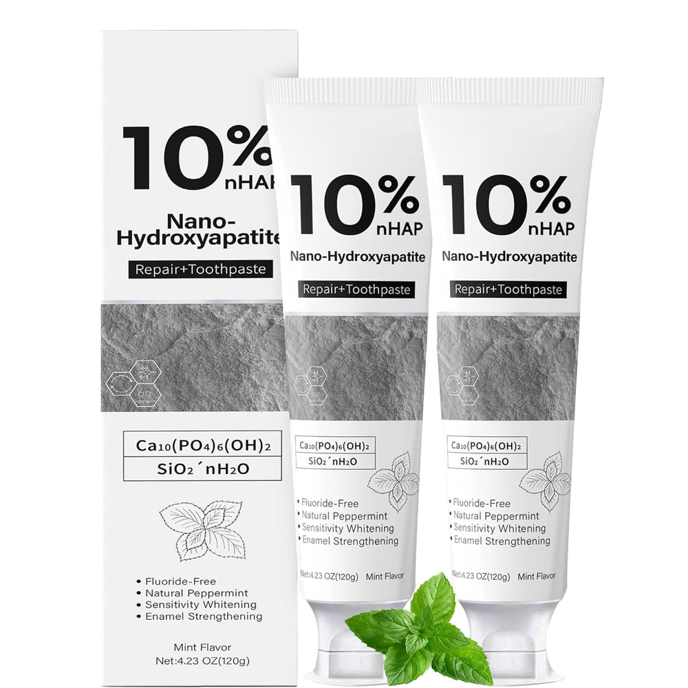 Packaging of Nano-Hydroxyapatite Toothpaste 2-pack