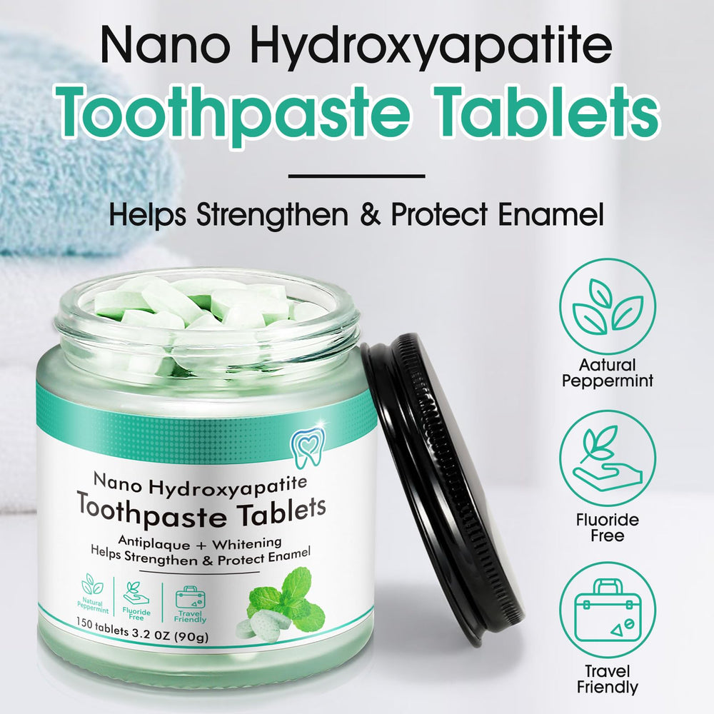 Nano hydroxyapatite whitening on enamel