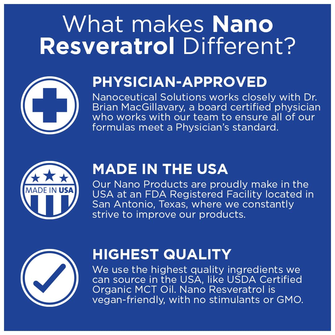 USDA Organic MCT oil carrier used in nano resveratrol liquid