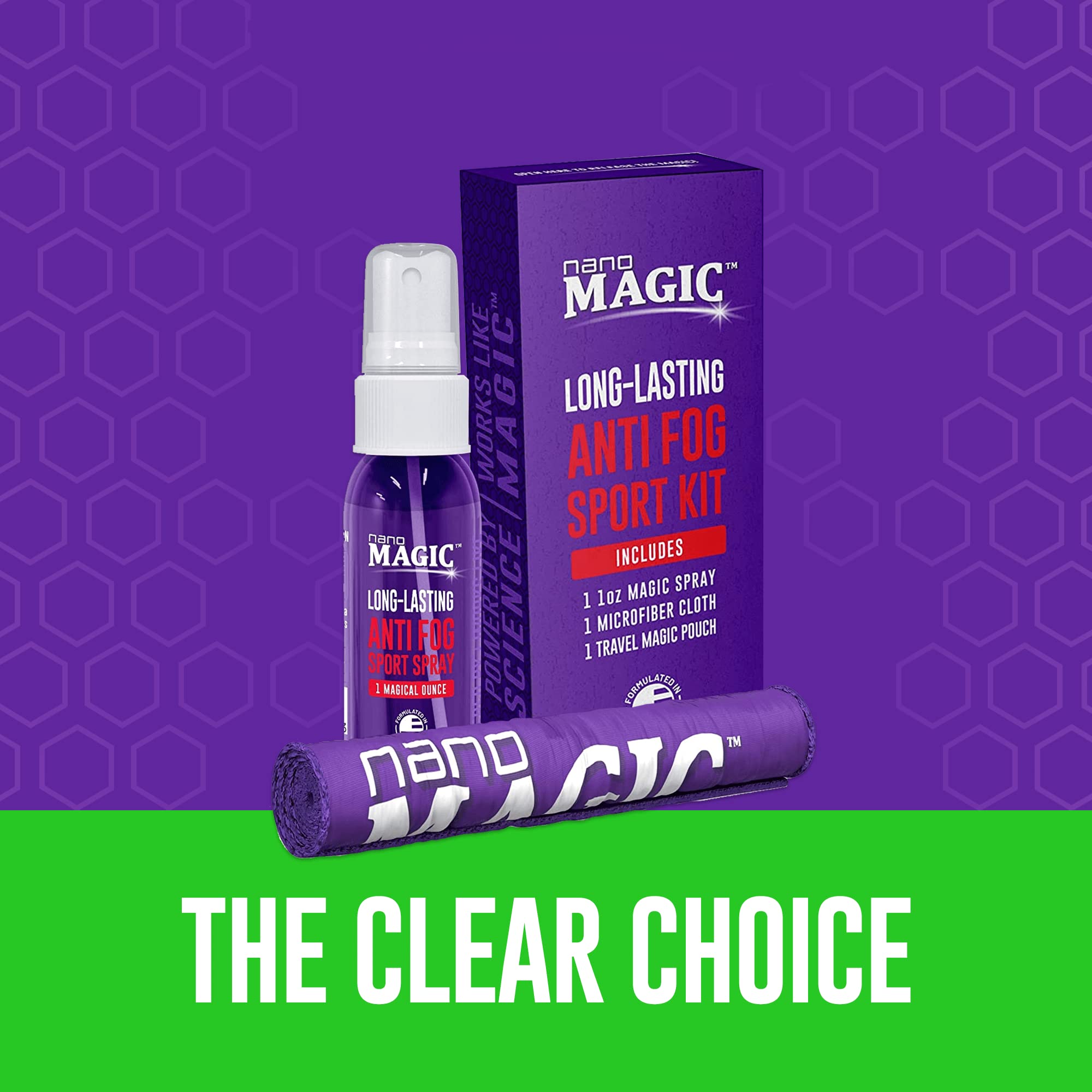Microfiber cloth included in Nano Magic kit