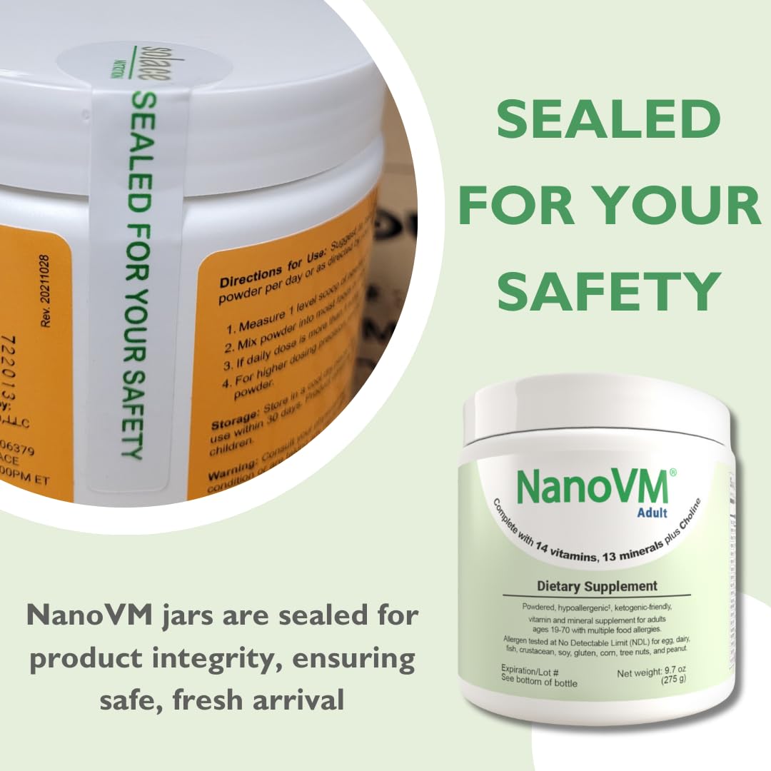 Scooping NanoVM powder into a spoon