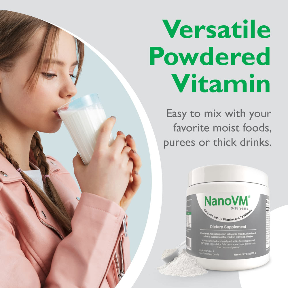 Kid-friendly daily allergen-free vitamin supplement