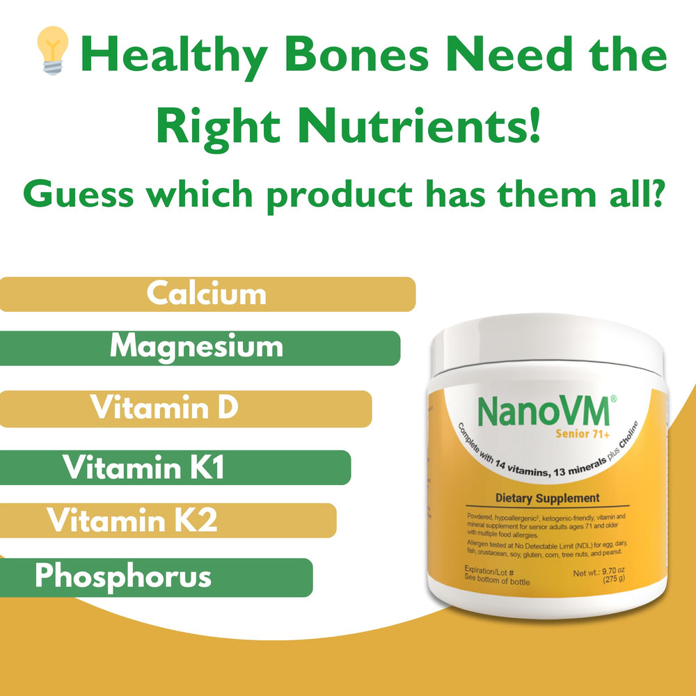 Unflavored multivitamin powder measurement scoop