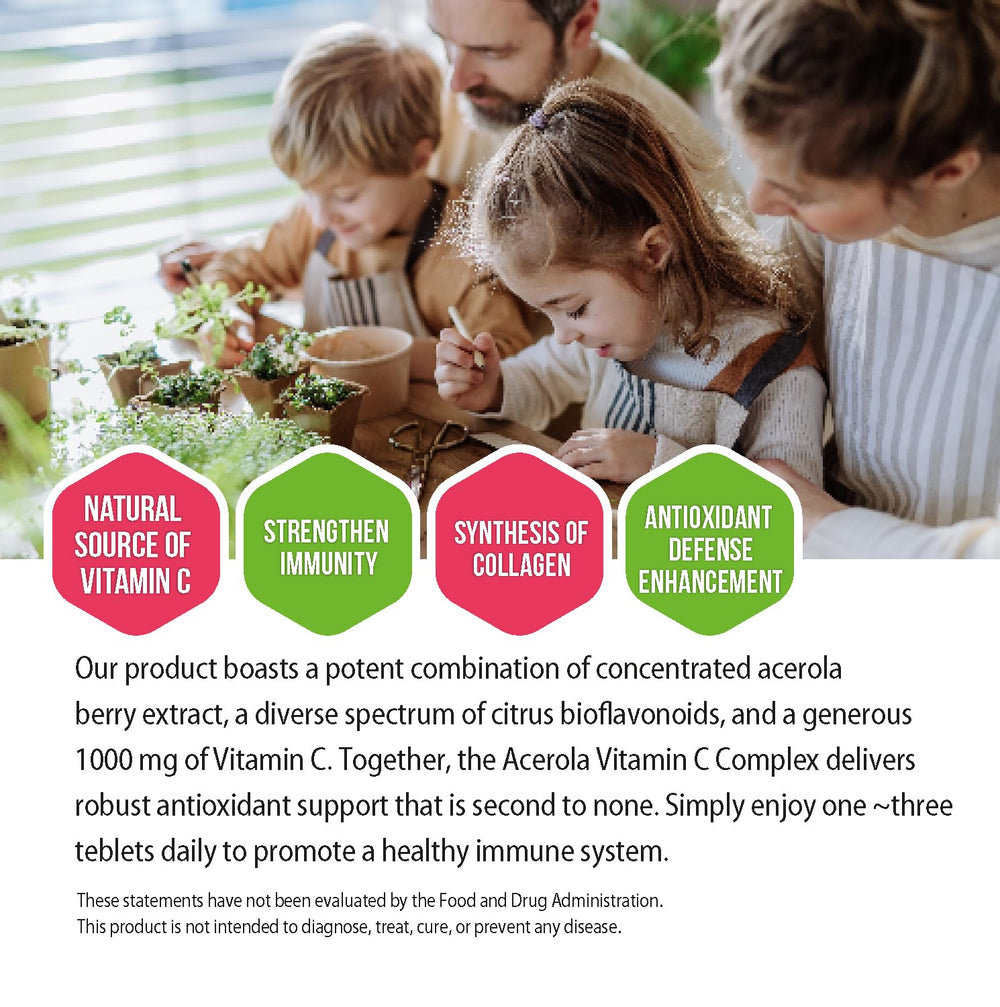 540-count bundle pack of NANOWELL Acerola Cherry Vitamin C 1000mg