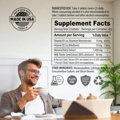 Product label showing 80% silymarin Milk Thistle extract