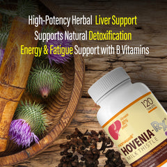 Six-month supply of NANOWELL Hovenia-RX Milk Thistle tablets