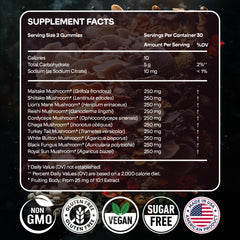 Back panel with ingredients and benefits on NAO bottle