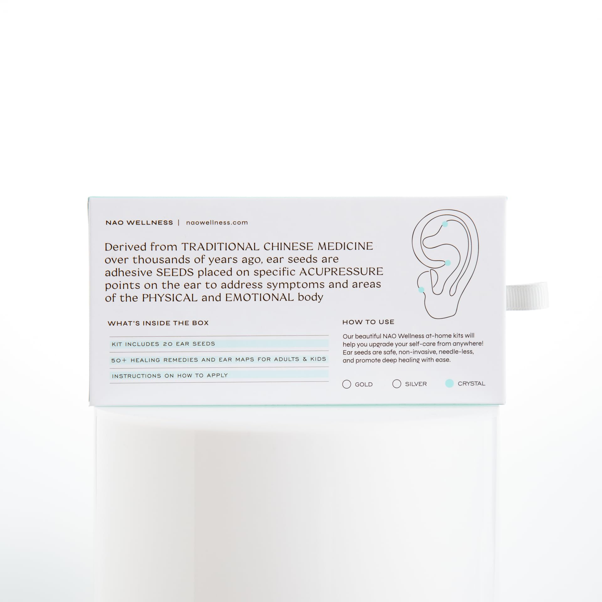 Safe, needle-free auriculotherapy suitable for adults and kids